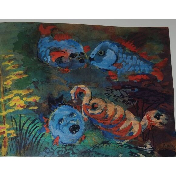 EMIL NOLDE: Ungemalte Bilder-Unpainted Pictures Jorg Garbrecht & Manfred Reuther - Picture 6 of 9